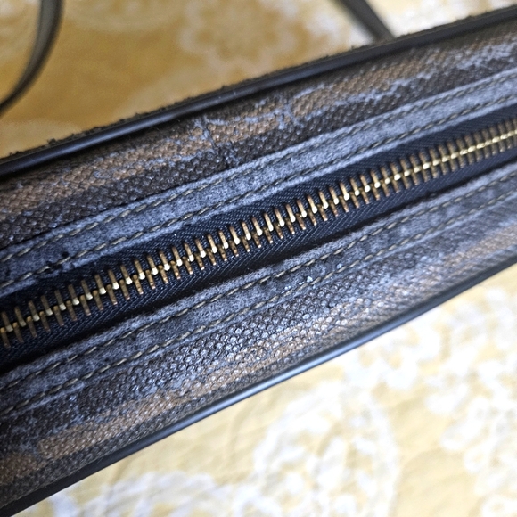 Fendi Pequin Striped Canvas Crossbody Bag - Picture 5 of 16